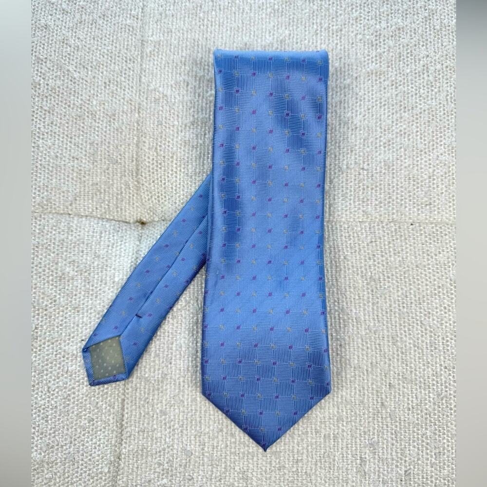 Marco Lariani Blue Tie Made In Italy